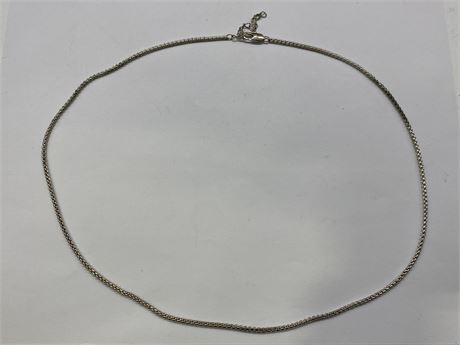 STERLING SILVER CHAIN (24”)