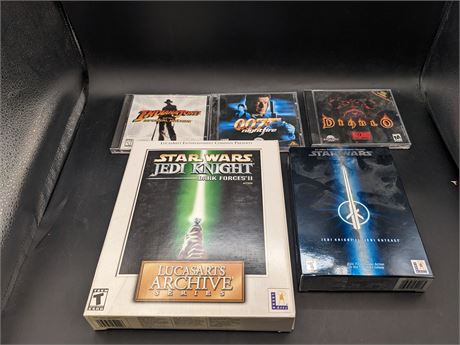 COLLECTION OF PC GAMES - VERY GOOD CONDITION
