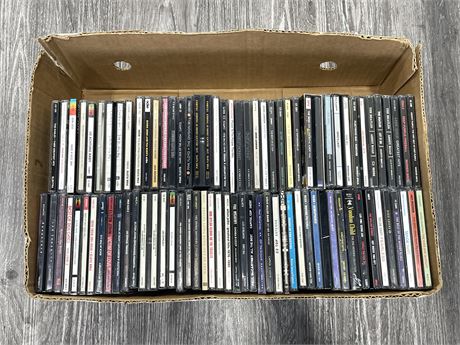 ~80 ROCK & ROLL CDS - DISCS ARE MINT CONDITION