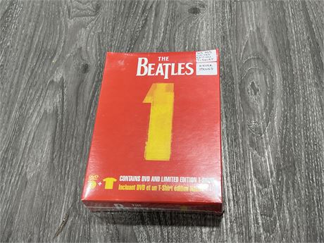 SEALED BEATLES #1 DVD AND LIMITED EDITION TSHIRT