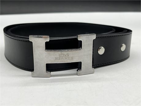 HERMES BELT BUCKLE WITH HAMMILL BELT (UNKNOWN AUTHENTICITY)