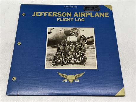 JEFFERSON AIRPLANE - FLIGHT LOG 1966-1976 - 2LP GATEFOLD NEAR MINT (NM)