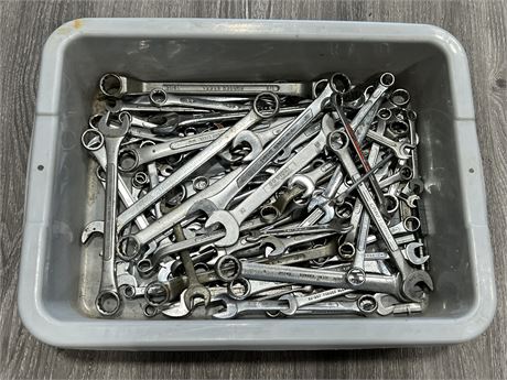 BIN FULL OF WRENCHES
