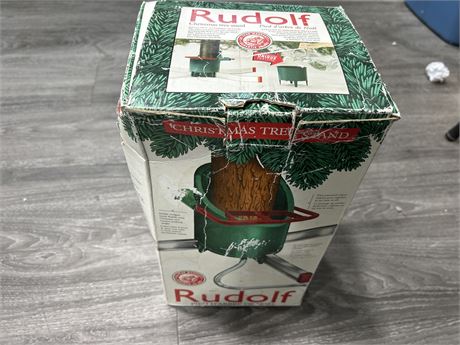 VINTAGE RUDOLPH CHRISTMAS TREE STAND