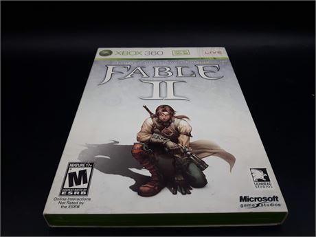 FABLE 2 LIMITED COLLECTORS EDITION - VERY GOOD CONDITION - XBOX360