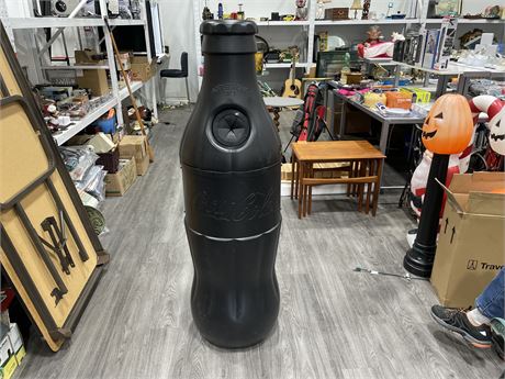 LARGE 5FT COCA-COLA BOTTLE RECYCLING CAN