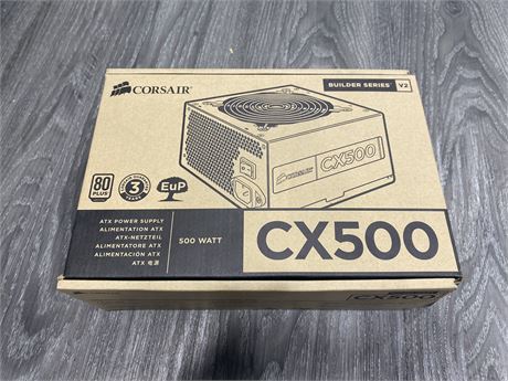 (NEW) CORSAIR CX500 POWER SUPPLY