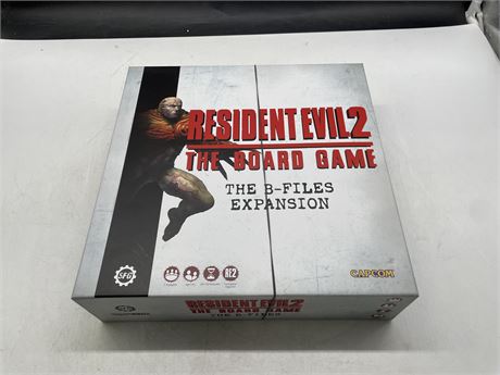 RESIDENT EVIL 2 THE B-FILES EXPANSION BOARD GAME - NIB