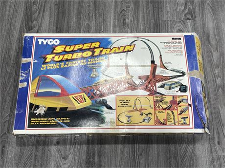 TYCO SUPER TURBO TRAIN IN ORIGINAL BOX