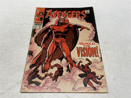 THE AVENGERS #57 FIRST APPEARANCE OF VISION