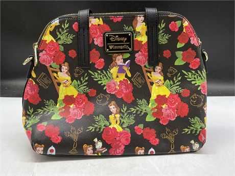 (NEW WITH TAGS) DISNEY LOUNGEFLY BEAUTY AND THE BEAST PURSE