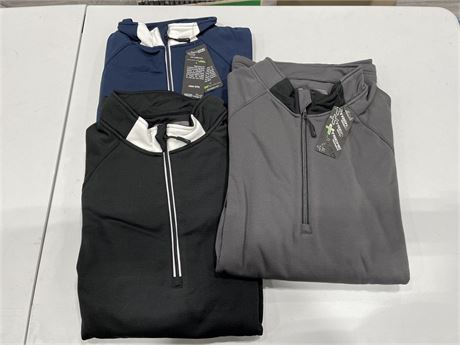 3 NEW GOLF PULL OVER SWEATERS (2XL-3XL-4XL)