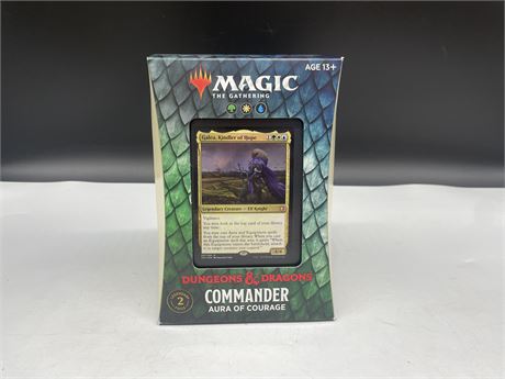 MAGIC THE GATHERING - COMMANDER 21’ DUNGEONS & DRAGONS AURA OF COURAGE