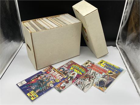 SHORT BOX OF ASSORTED MARVEL COMICS