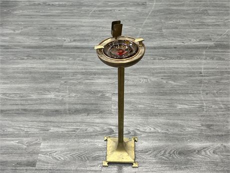 VINTAGE ASHTRAY / MATCH STAND (28” tall)