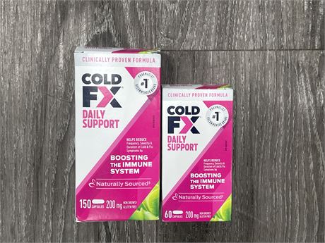 2 SEALED COLD FX PRODUCT