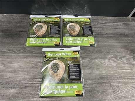 3 NEW PACKS OF WASP DETERRENTS - 2 PER PACK