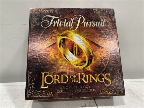 LORD OF THE RINGS TRIVIAL PURSUIT