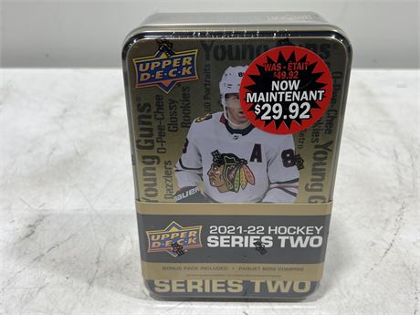 SEALED 2021/22 NHL UD SERIES TWO TIN