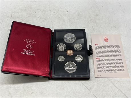 1975 RCM UNCIRCULATED DOUBLE DOLLAR SILVER SET