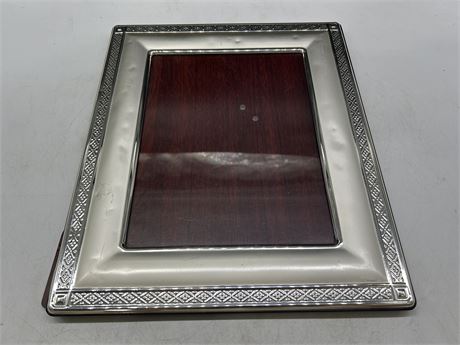 MARKED STERLING SILVER PICTURE FRAME - 11” X 13”