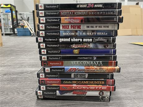 16 PS2 GAMES