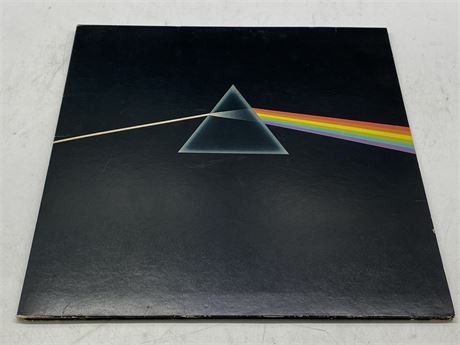 1974 PINK FLOYD - THE DARK SIDE OF THE MOON W/POSTER (scratched)