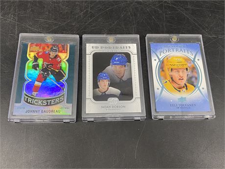 3 SPECIAL EDITION NHL CARDS