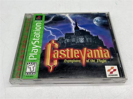CASTLEVANIA - PLAYSTATION W/INSTRUCTIONS - SLIGHTLY SCRATCHED