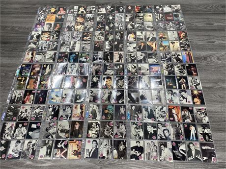 161 ELVIS COLLECTOR CARDS FROM 1992 THE RIVER GROUP