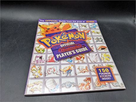 RARE - POKEMON OFFICIAL NINTENDO POWER PLAYERS GUIDE - EXCELLENT CONDITION
