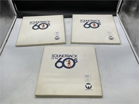 3 SOUNDTRACKS OF THE 60S 3LPS