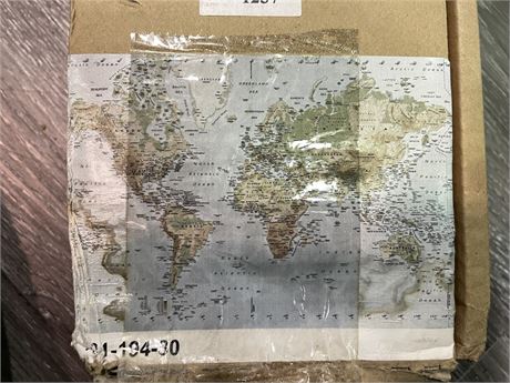 LARGE IKEA WORLD MAP IN BOX DISCONTINUED