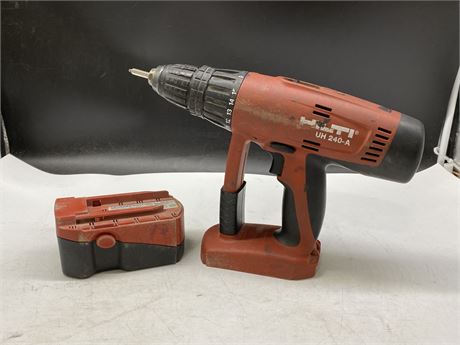 HILTI UH240-A DRILL AND BATTERY - WORKING