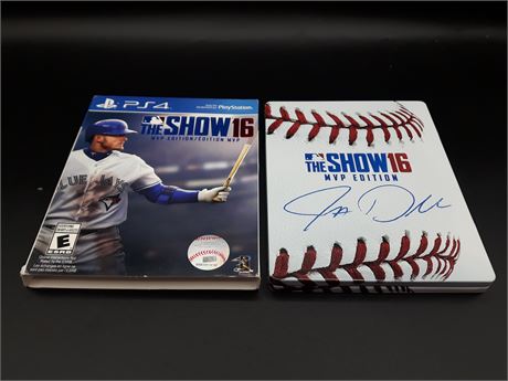 MLB THE SHOW 16 MVP EDITION - USED (WITH STEELBOOK CASE) PS4