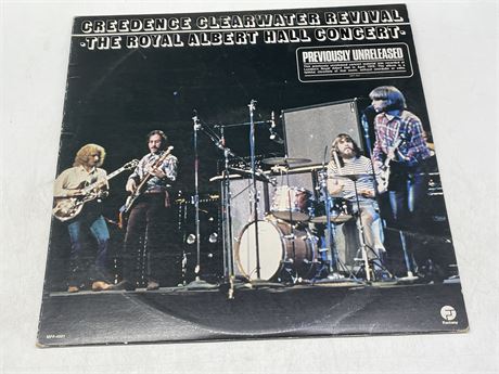 CREEDENCE CLEARWATER REVIVAL - THE ROYAL ALBERT HALL CONCERT - EXCELLENT (E)