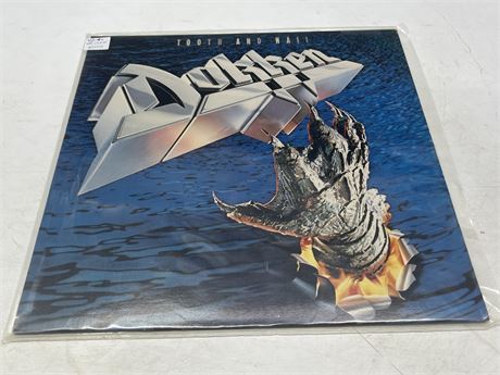 DOKKEN - TOOTH & NAIL - VG+