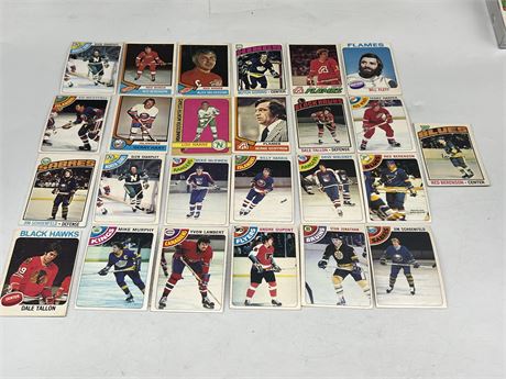 (25) 1970s OPC NHL CARDS