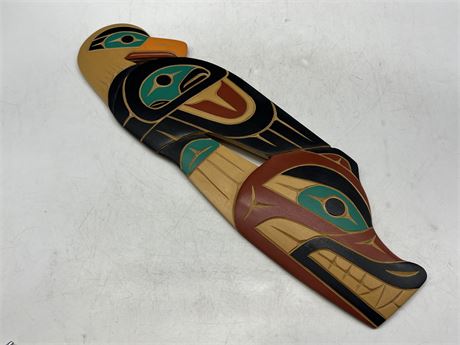 SIGNED HAND MADE INDIGENOUS ART (20” long)