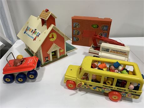 VINTAGE FISHER PRICE/MISC TOYS