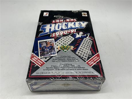 SEALED UD 1990-91 NHL HOCKEY HIGH SERIES BOX