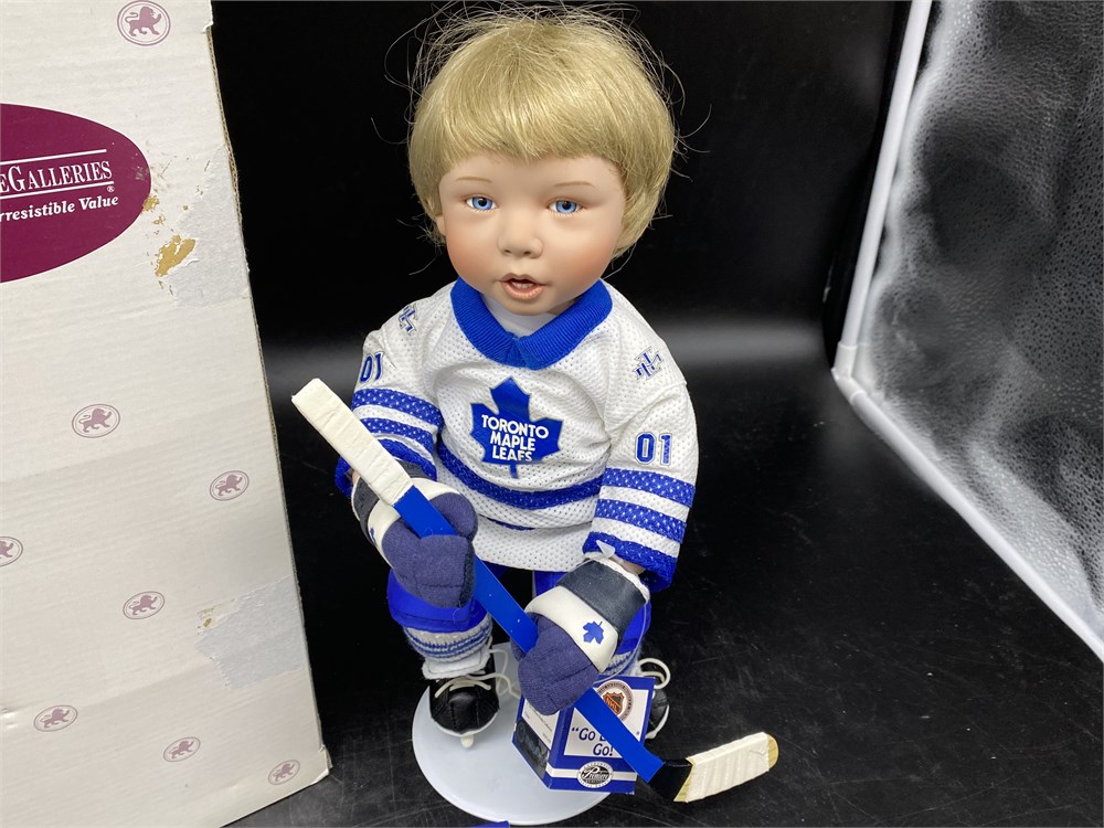 Ashton-Drake Galleries Porcelain Sports Doll Toronto Maple Leafs
