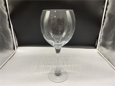 LARGE GLASS WINE GLASS (16” tall)