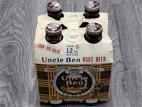1 CASE OF UNCLE BENS ROOTBEER