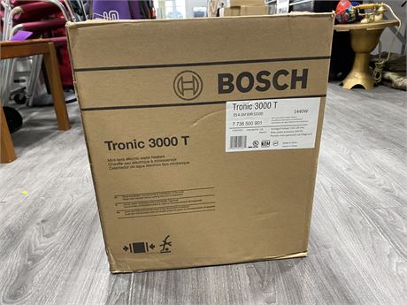 (NEW IN BOX) BOSCH TRONIC 3000T MINI-TANK ELECTRONIC WATER HEATERS