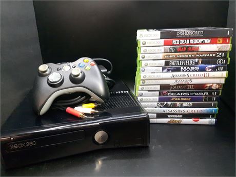 XBOX 360 SLIM CONSOLE WITH GAMES