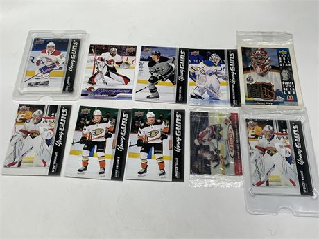 10 JUMBO NHL CARDS