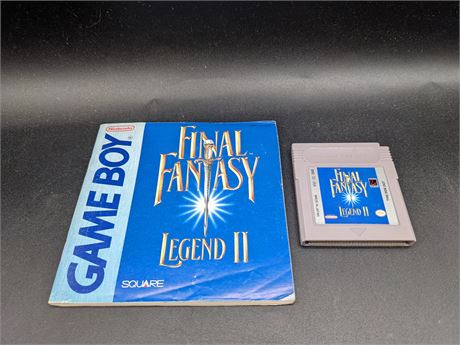 FINAL FANTASY LEGEND II - WITH MANUAL - EXCELLENT CONDITION - GAMEBOY