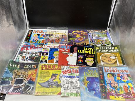 14 MISC COMIC MAGS