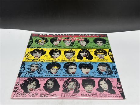 1970’s SEALED BANNED COVER - ROLLING STONES - SOME GIRLS
